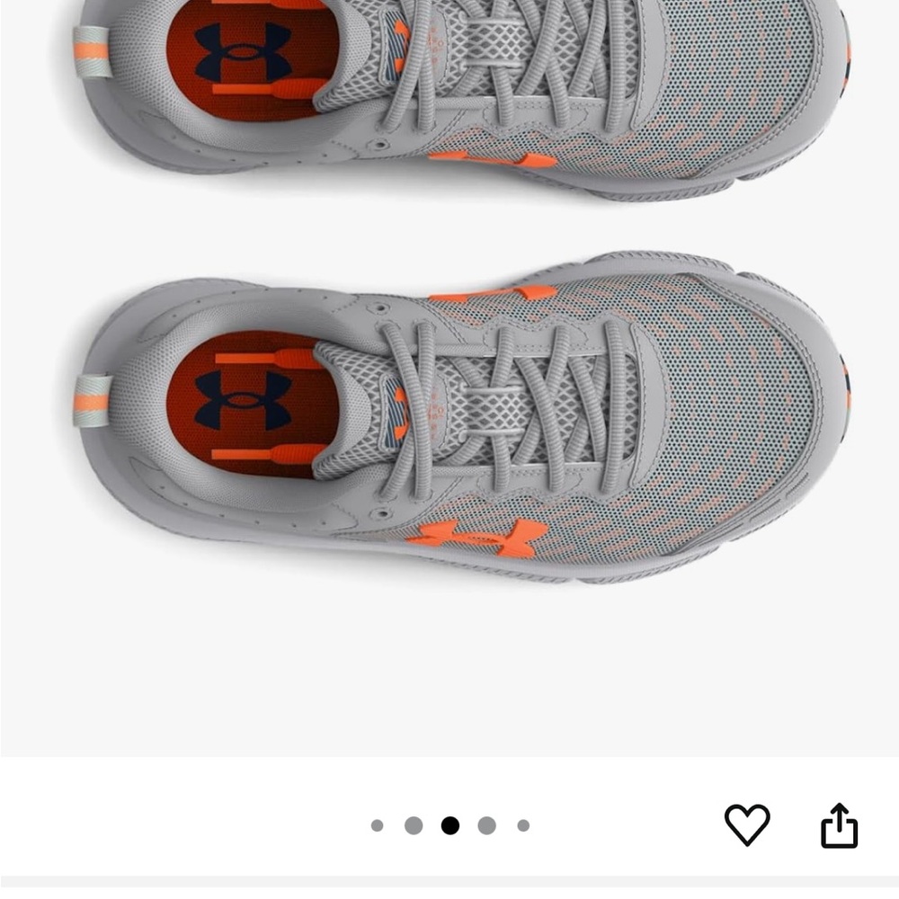 NWT Under Armour UA BGS Assert 10 Running Tennis Shoes Sneakers Youth Size 6 - Picture 4 of 7